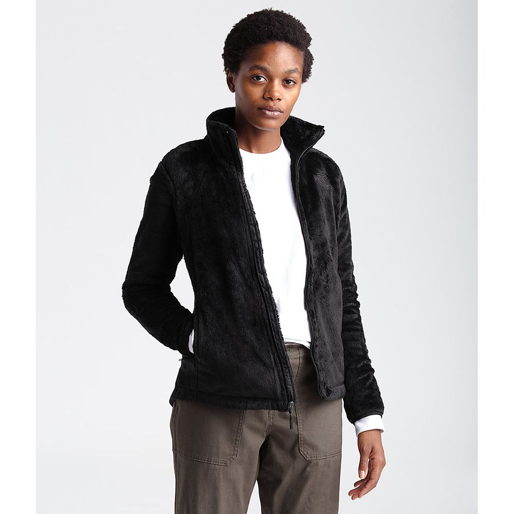 The North Face Fleece Jacket Womens Australia - The North Face Osito Black Snow (JTU-697130)